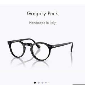 Oliver People frames Gregory Peck